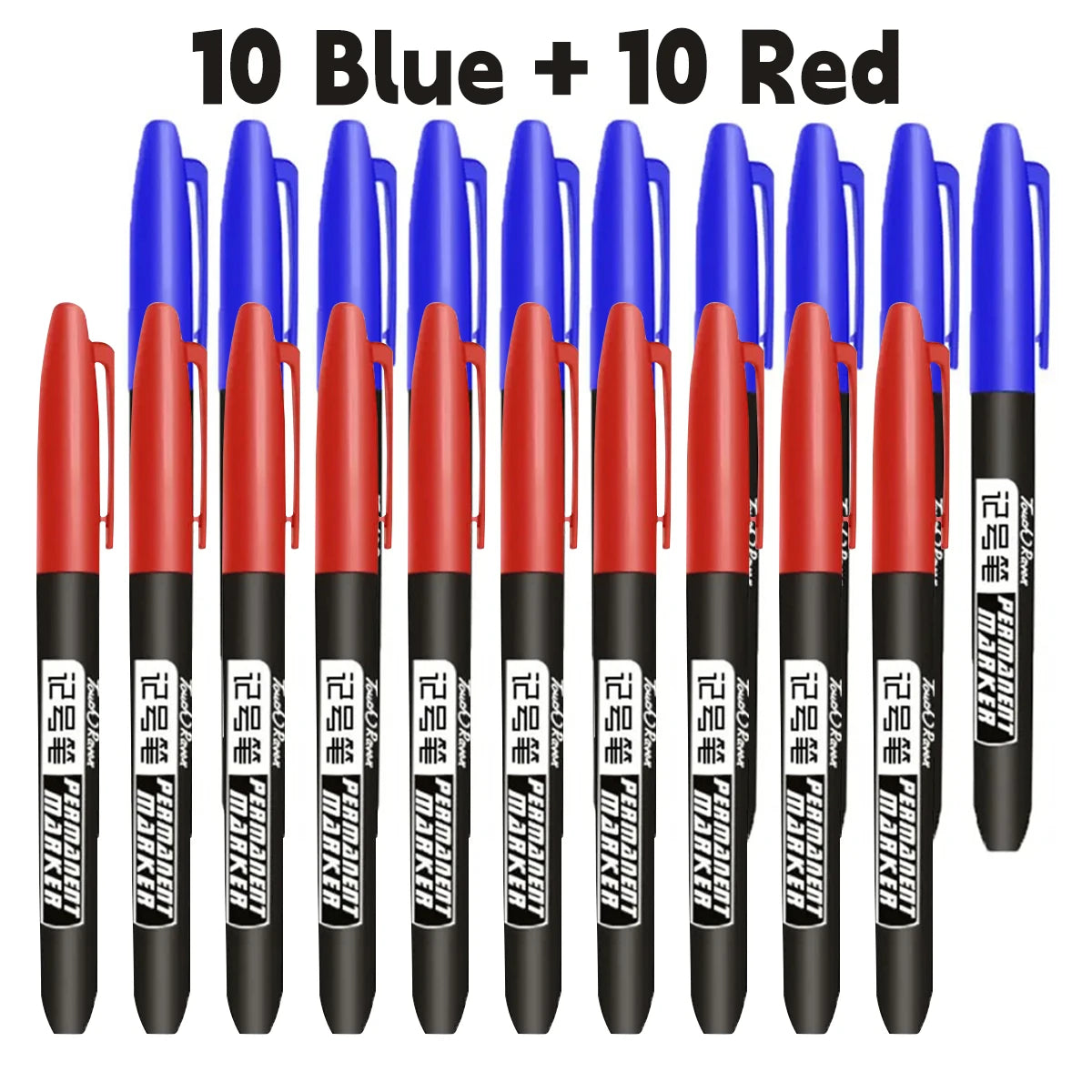 6 Permanentmarker Manga Zeichnen Marker Schwarz Blau Rot Wasserdichte Tinte Skizzenstifte Schreibwaren Kunst Schulbedarf