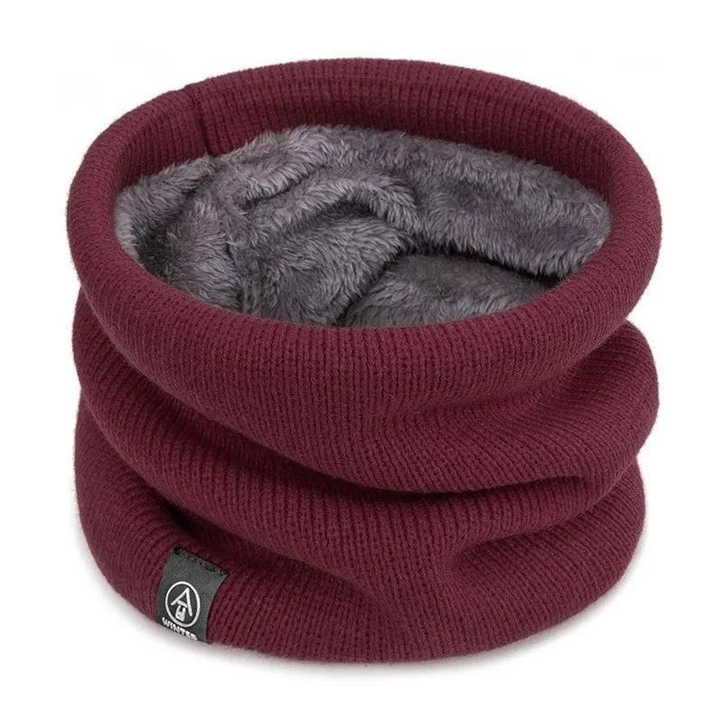 Dicker Fleece-Halswärmer für den Winter Winddichte Fahrgesichtsmaske Warmer Thermohalswärmer für Männer und Frauen