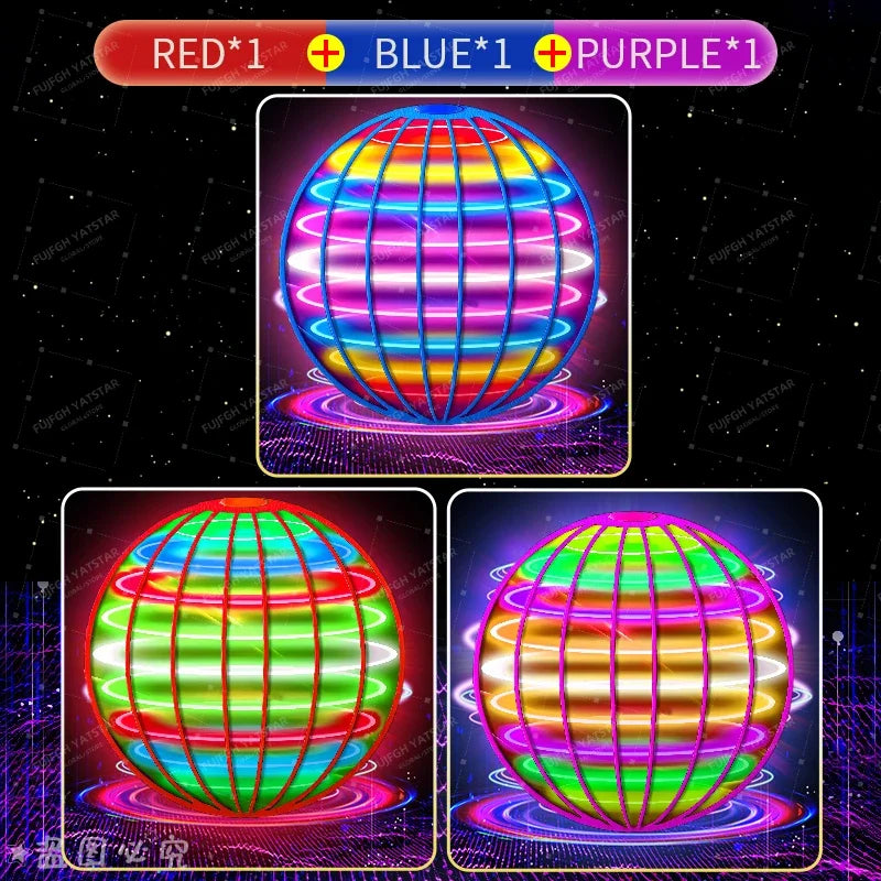 Fliegender Ball, automatischer Kreiselball, LED-blendende Lichter, schwebende Magie, Ventilator, UFO-Flugmaschine, Spielzeug, Geschenk, Spiel, Sportball