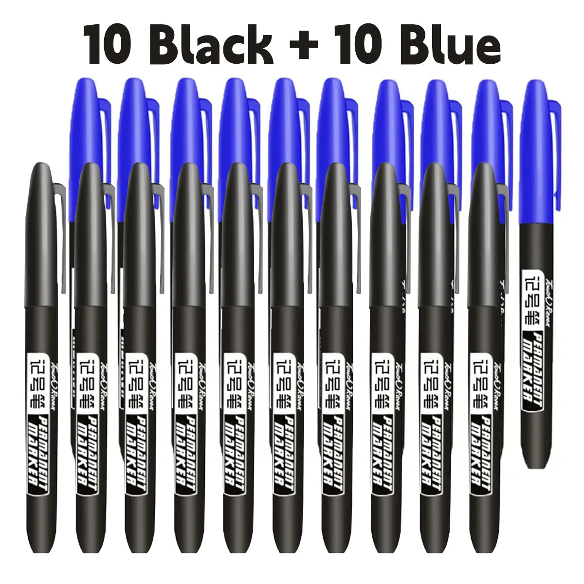 6 Permanentmarker Manga Zeichnen Marker Schwarz Blau Rot Wasserdichte Tinte Skizzenstifte Schreibwaren Kunst Schulbedarf