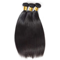 Unbehandelte brasilianische glatte Echthaarbündel Naturfarbe Raw Remy Echthaar-Extensions für Frauen