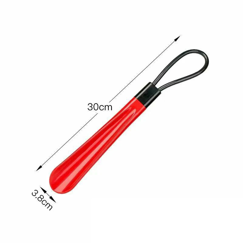 1pc Extra long flexible plastic shoe horns, no bending required, durable shoe spoons for pregnant women, shoe assistance
