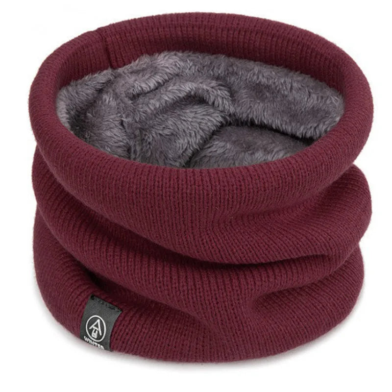 Dicker Fleece-Halswärmer für den Winter Winddichte Fahrgesichtsmaske Warmer Thermohalswärmer für Männer und Frauen