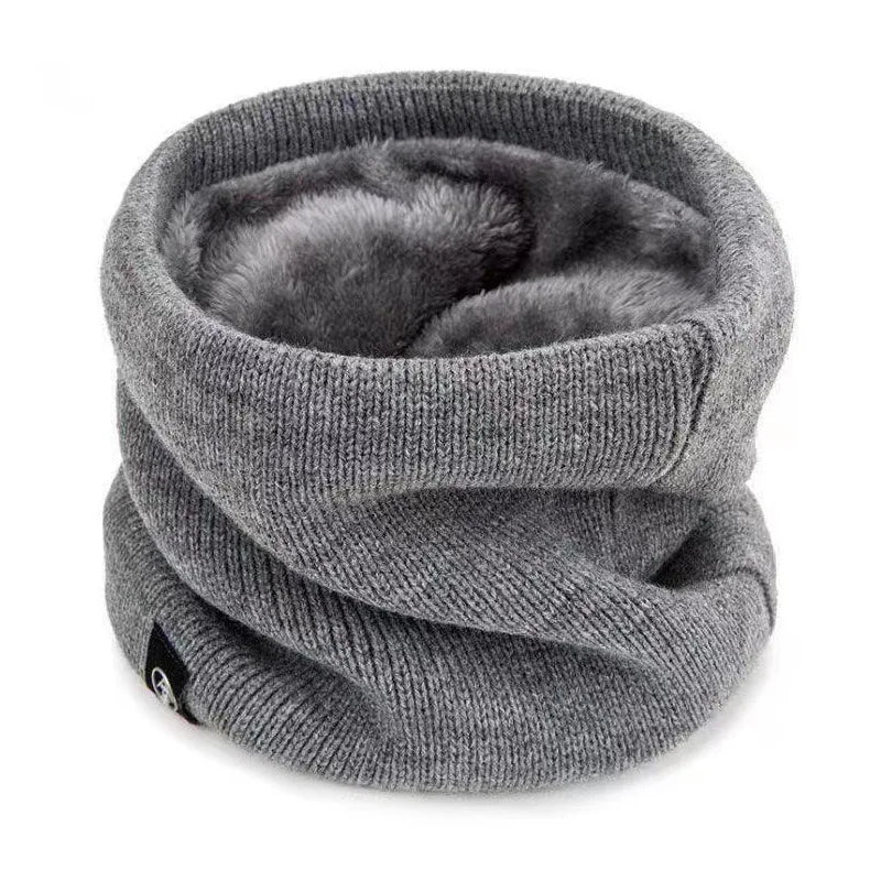 Dicker Fleece-Halswärmer für den Winter Winddichte Fahrgesichtsmaske Warmer Thermohalswärmer für Männer und Frauen