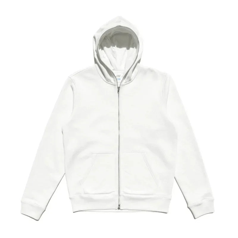 Reißverschluss-Hoodies Damen/Herren Trendy Langarm Kapuzen-Fleece-Sweatshirt Casual Campus Streetwear Sportswear Hot Sales Hohe Qualität