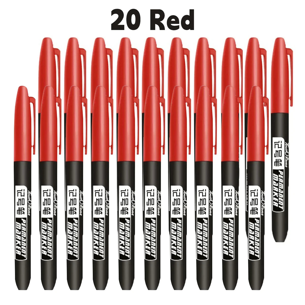 6 Permanentmarker Manga Zeichnen Marker Schwarz Blau Rot Wasserdichte Tinte Skizzenstifte Schreibwaren Kunst Schulbedarf