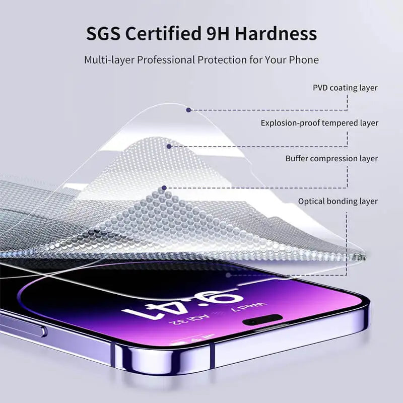 Tempered Glass für iPhone 14 Pro 15 16 17 13 12 11 Pro Max Displayschutzfolie für iPhone 15 Pro Mica für iPhone 13 14 Pro Glas