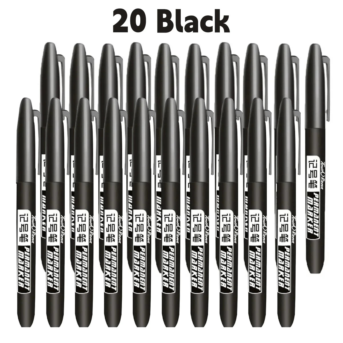 6 Permanentmarker Manga Zeichnen Marker Schwarz Blau Rot Wasserdichte Tinte Skizzenstifte Schreibwaren Kunst Schulbedarf