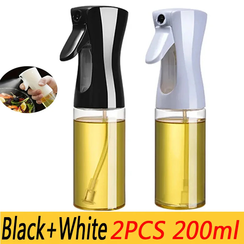 200/300/500ml Öl-Sprühflasche BBQ Koch-Olivenölsprüher Kunststoff Backöl-Spray Leere Flasche Essigflasche Oder Öl-Pinsel