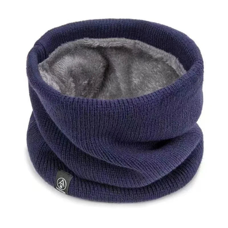 Dicker Fleece-Halswärmer für den Winter Winddichte Fahrgesichtsmaske Warmer Thermohalswärmer für Männer und Frauen