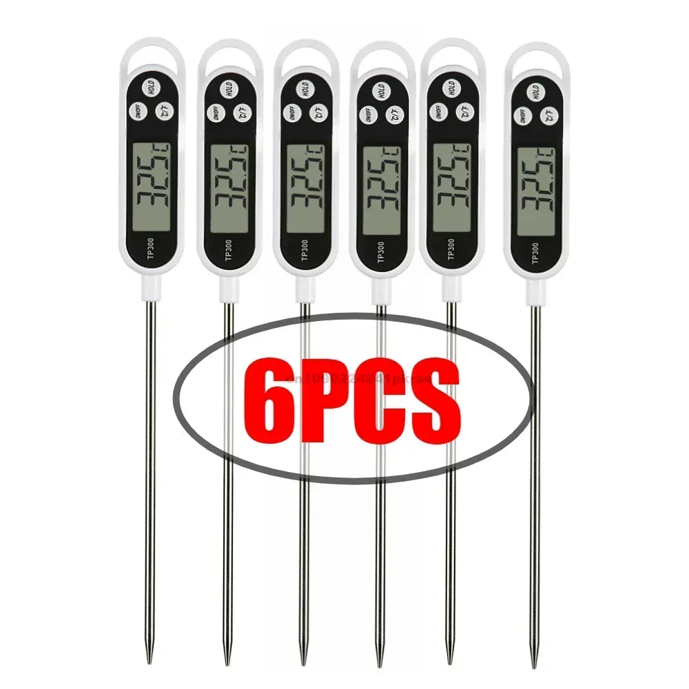 Lebensmittelthermometer Sonde Typ elektronisches digitales Küchenthermometer für Fleisch Milch Kochen Essen BBQ TP300 Temperaturmessgerät Werkzeug