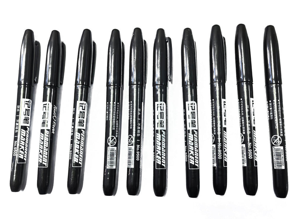 6 Permanentmarker Manga Zeichnen Marker Schwarz Blau Rot Wasserdichte Tinte Skizzenstifte Schreibwaren Kunst Schulbedarf