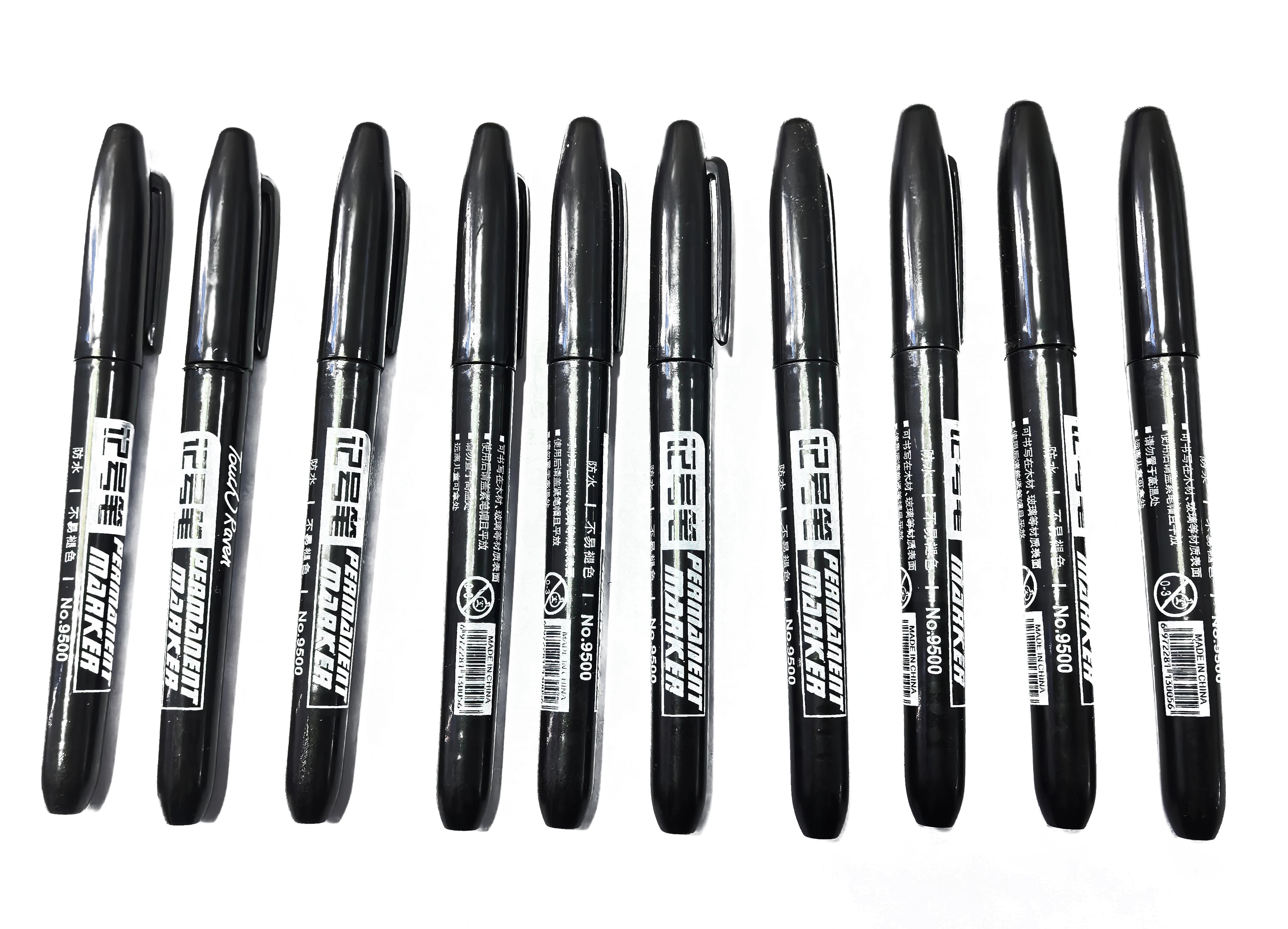6 Permanentmarker Manga Zeichnen Marker Schwarz Blau Rot Wasserdichte Tinte Skizzenstifte Schreibwaren Kunst Schulbedarf