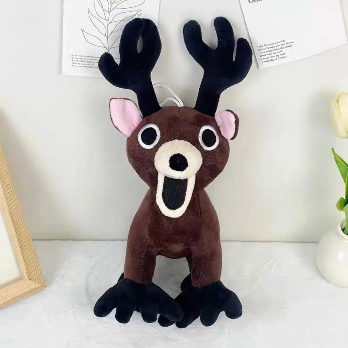 Caliente 99 noches dibujos animados en el bosque ciervos juguetes de peluche muñeca de peluche de algodón Anime Animal para