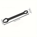 1pc Universal Double-Ended Wrench, Self-Tightening 3-17mm Screw Nuts Repair Wrench, Double-Headed Ratchet Spanner, Adjustable
