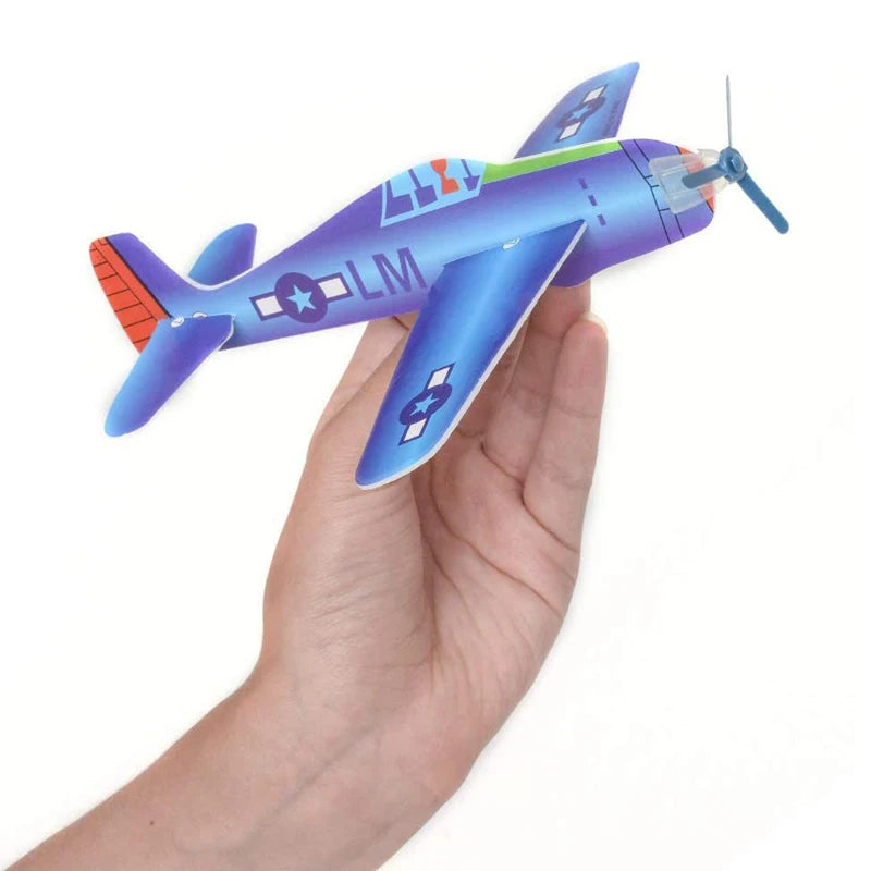 Kinder DIY Handwurf-Segelflugzeuge Outdoor-Spielzeug Partygeschenke Polystyrol-Flugzeug Segelflieger Lustige und niedliche Spielzeuge
