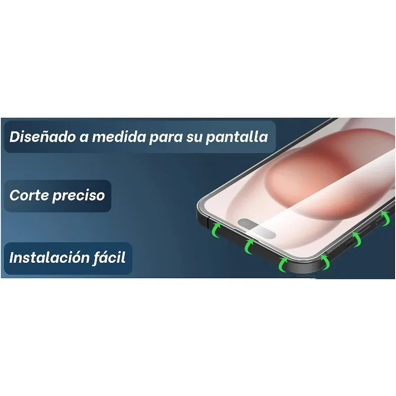 3 Stück gehärtetes Glas für iPhone 14 15 Plus 11 16 Pro Max iPhone 12 13 Mini XR X XS Max 6 8 7 Plus SE 2020 Displayschutzfolie