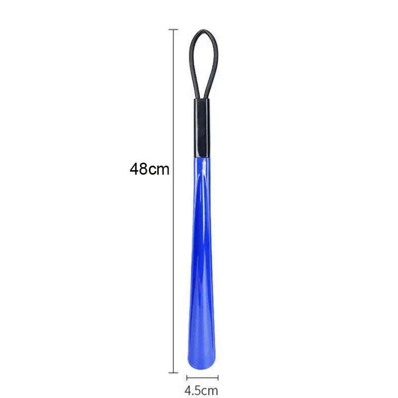 1pc Extra long flexible plastic shoe horns, no bending required, durable shoe spoons for pregnant women, shoe assistance