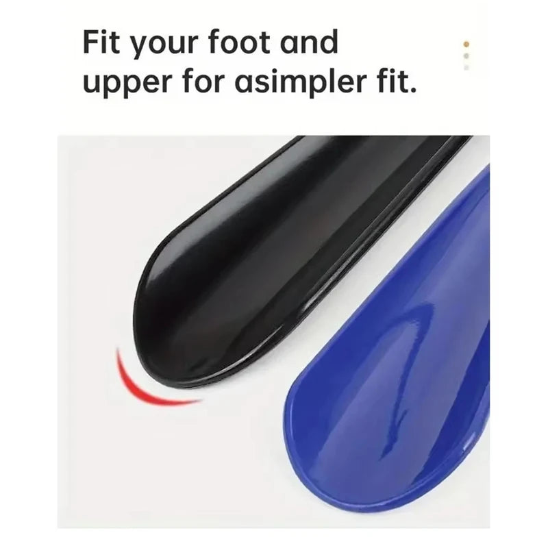 1pc Extra long flexible plastic shoe horns, no bending required, durable shoe spoons for pregnant women, shoe assistance