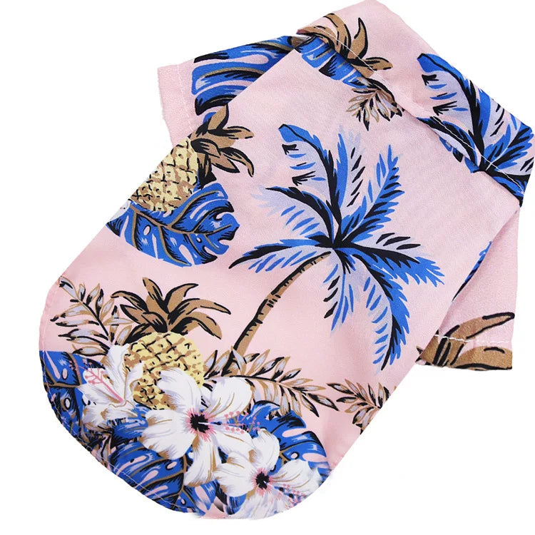 Hawaiian Style Hundekleidung Sommer Sandstrand Hundehemden für kleine und mittelgroße Hunde Welpen Katzen Kleidung Ropa Perro Mops Französische Bulldogge