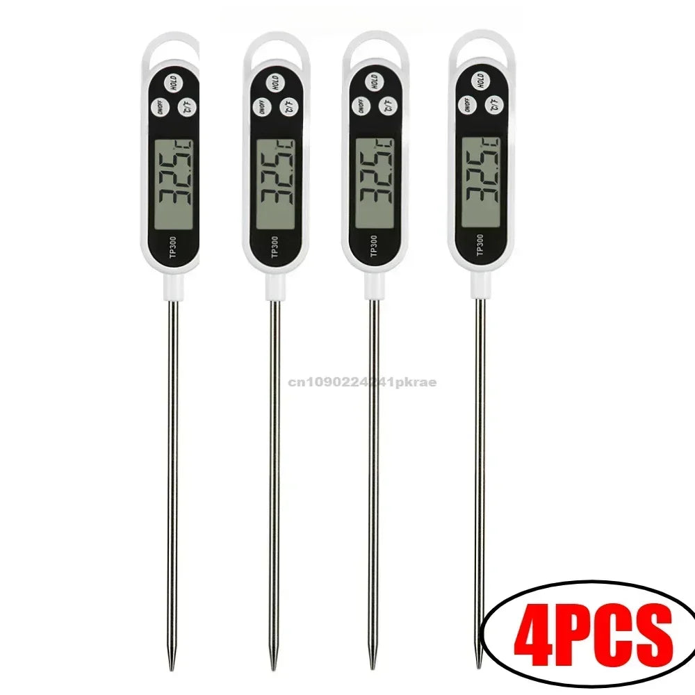 Lebensmittelthermometer Sonde Typ elektronisches digitales Küchenthermometer für Fleisch Milch Kochen Essen BBQ TP300 Temperaturmessgerät Werkzeug