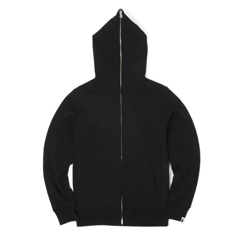 Reißverschluss-Hoodies Damen/Herren Trendy Langarm Kapuzen-Fleece-Sweatshirt Casual Campus Streetwear Sportswear Hot Sales Hohe Qualität