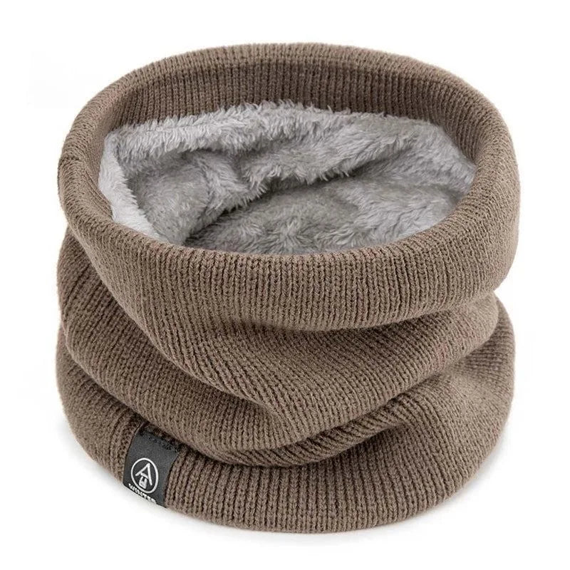 Dicker Fleece-Halswärmer für den Winter Winddichte Fahrgesichtsmaske Warmer Thermohalswärmer für Männer und Frauen