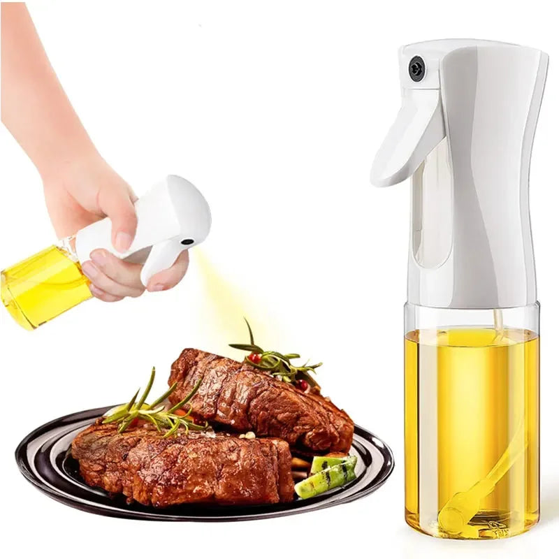 200/300/500ml Öl-Sprühflasche BBQ Koch-Olivenölsprüher Kunststoff Backöl-Spray Leere Flasche Essigflasche Oder Öl-Pinsel