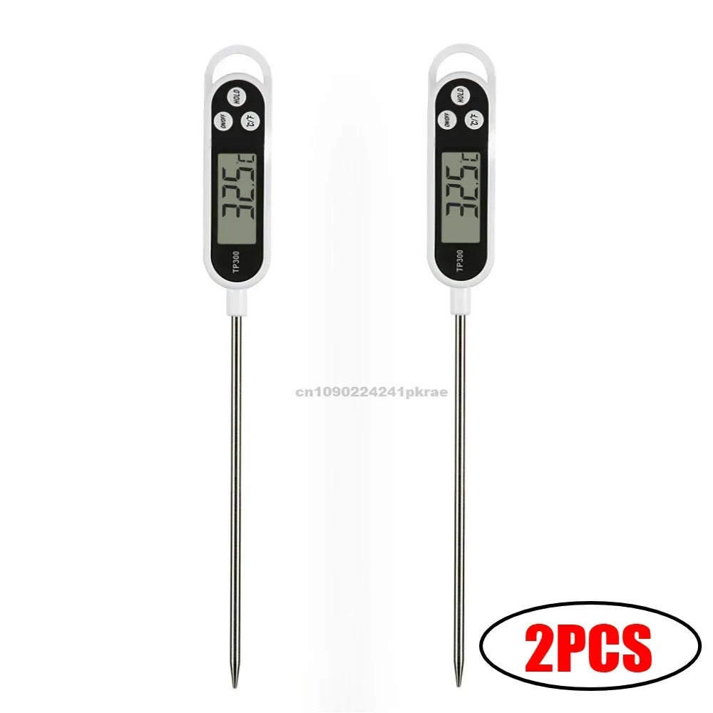Lebensmittelthermometer Sonde Typ elektronisches digitales Küchenthermometer für Fleisch Milch Kochen Essen BBQ TP300 Temperaturmessgerät Werkzeug