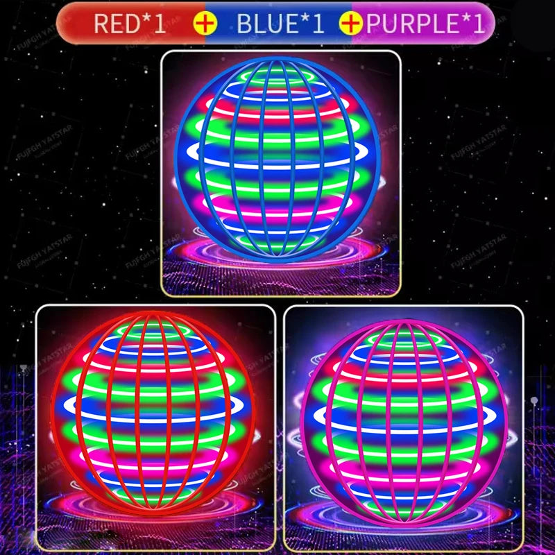 Fliegender Ball, automatischer Kreiselball, LED-blendende Lichter, schwebende Magie, Ventilator, UFO-Flugmaschine, Spielzeug, Geschenk, Spiel, Sportball