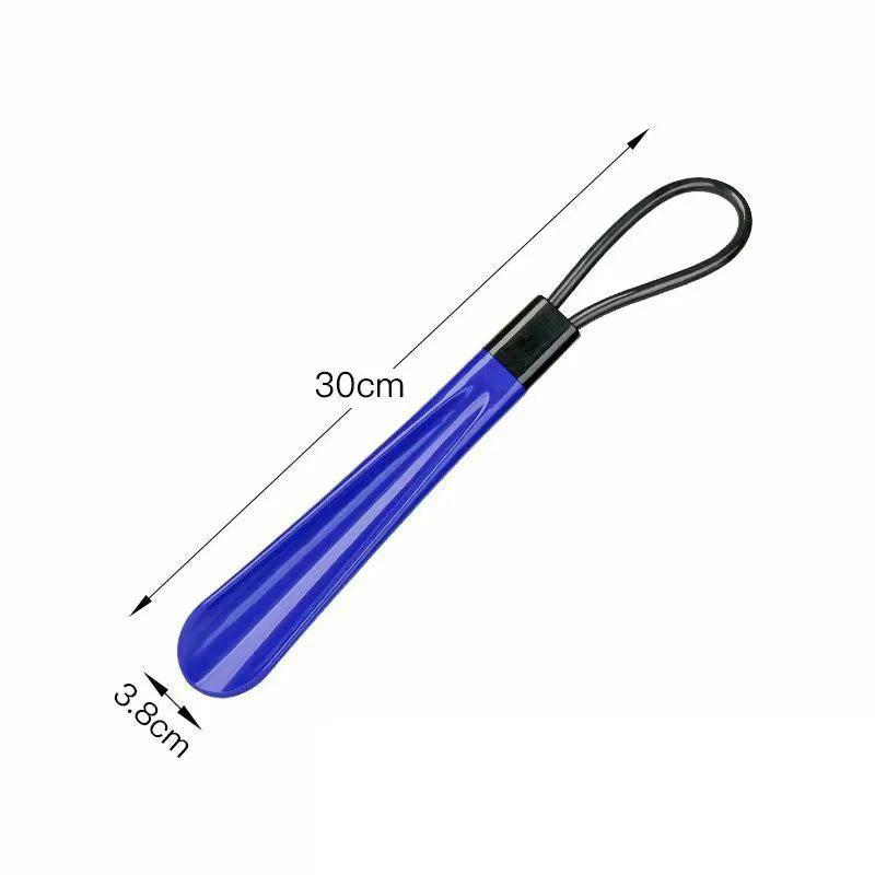 1pc Extra long flexible plastic shoe horns, no bending required, durable shoe spoons for pregnant women, shoe assistance