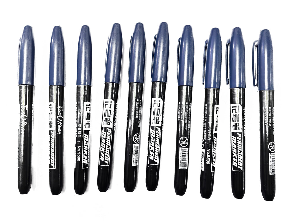 6 Permanentmarker Manga Zeichnen Marker Schwarz Blau Rot Wasserdichte Tinte Skizzenstifte Schreibwaren Kunst Schulbedarf