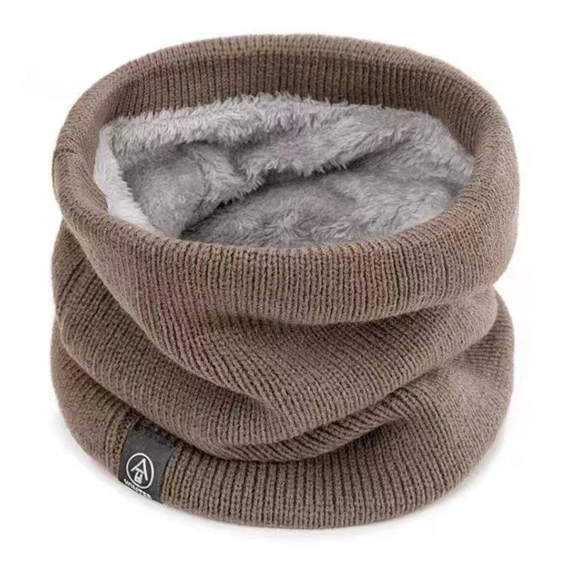 Dicker Fleece-Halswärmer für den Winter Winddichte Fahrgesichtsmaske Warmer Thermohalswärmer für Männer und Frauen