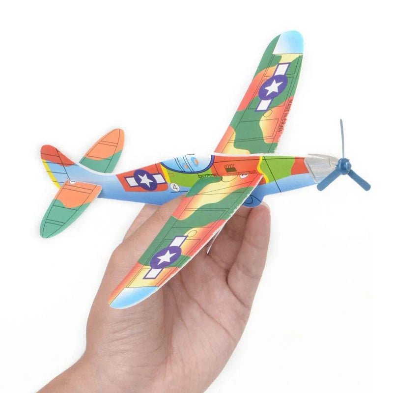 Kinder DIY Handwurf-Segelflugzeuge Outdoor-Spielzeug Partygeschenke Polystyrol-Flugzeug Segelflieger Lustige und niedliche Spielzeuge