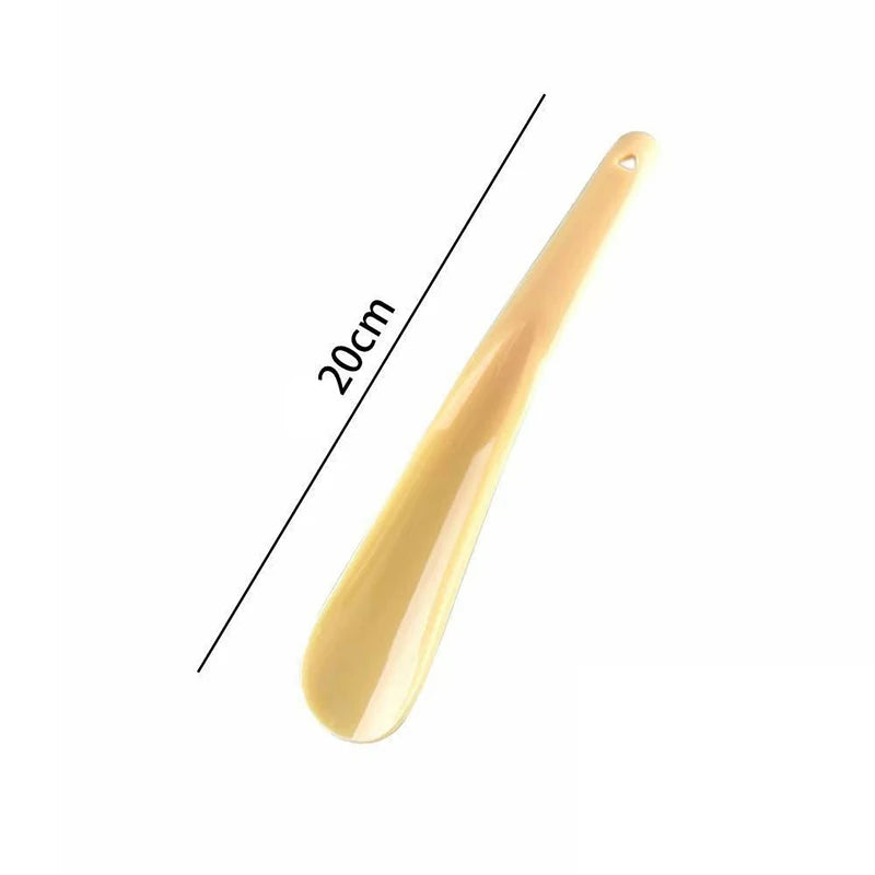 1pc Extra long flexible plastic shoe horns, no bending required, durable shoe spoons for pregnant women, shoe assistance
