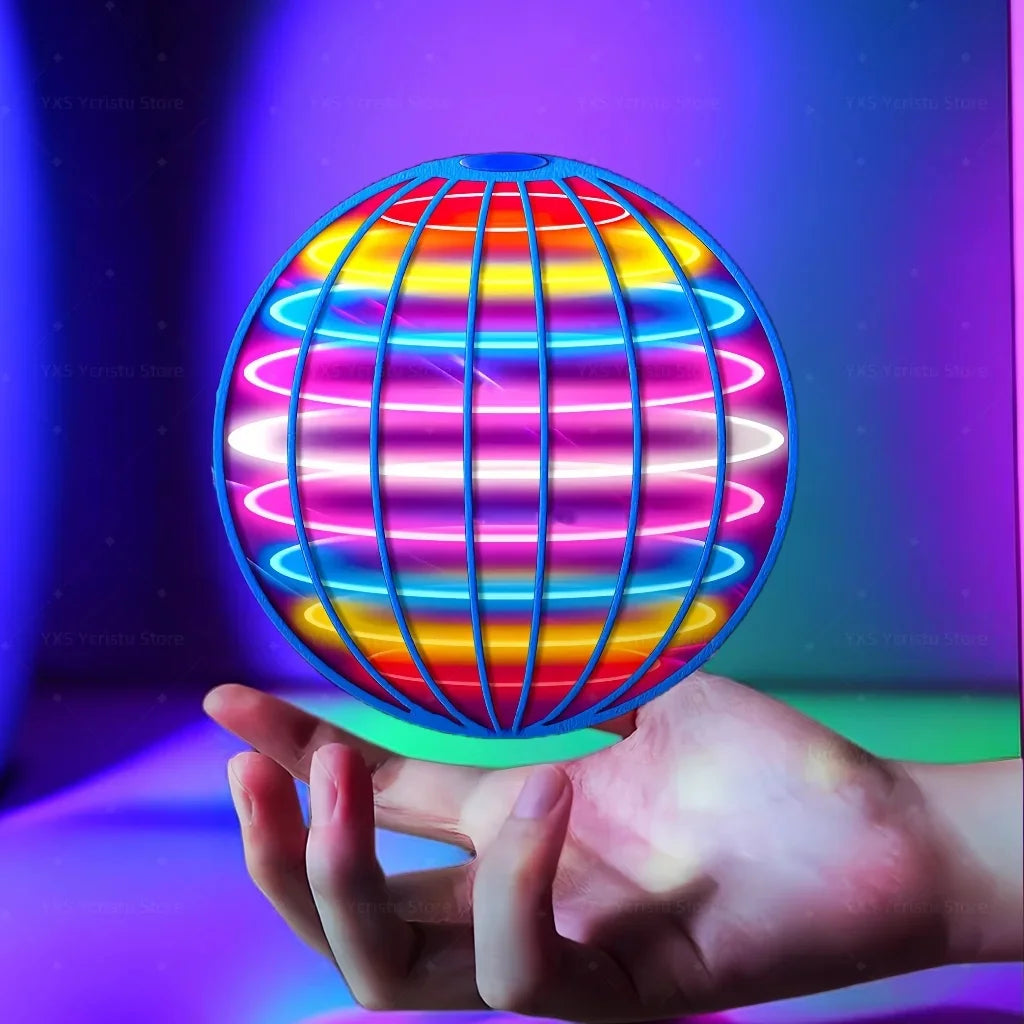Fliegender Ball, automatischer Kreiselball, LED-blendende Lichter, schwebende Magie, Ventilator, UFO-Flugmaschine, Spielzeug, Geschenk, Spiel, Sportball