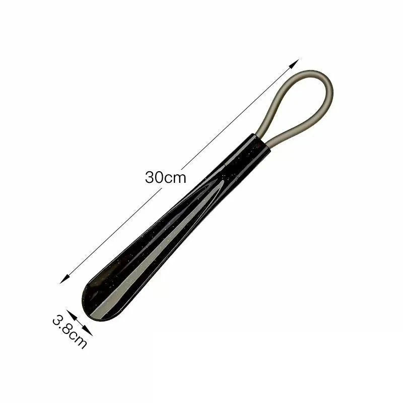 1pc Extra long flexible plastic shoe horns, no bending required, durable shoe spoons for pregnant women, shoe assistance