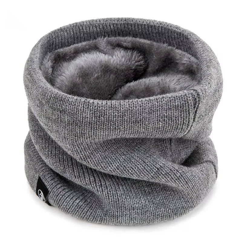 Dicker Fleece-Halswärmer für den Winter Winddichte Fahrgesichtsmaske Warmer Thermohalswärmer für Männer und Frauen