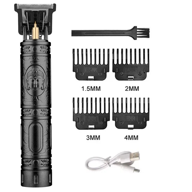 Schnurloser Haartrimmer Vintage Haarschneidemaschine USB-Schnelllade-Haarschneidemaschine Elektrorasierer Barbier Professional Barbier