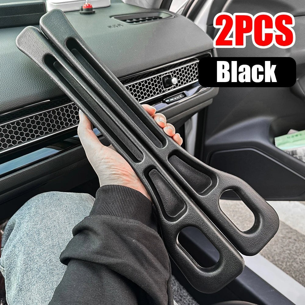 Variedad Online organizador de huecos para asientos de coche negros, 2 unidades, para evitar caídas de objetos y mantener el orden.